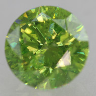 CERTIFIED 2.06 CARAT VIVID GREEN SI1 ROUND BRILLIANT NATURAL EARTH MINED DIAMOND 7.97MM *360 MAGNIFIED IMAGES & VIDEOS
