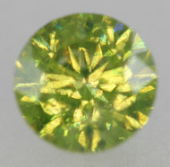 CERTIFIED 1.02 CARAT VIVID GREEN SI1 ROUND BRILLIANT NATURAL EARTH MINED DIAMOND 6.23MM *360 MAGNIFIED IMAGES & VIDEOS