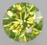 CERTIFIED 0.92 CARAT VIVID GREEN VS2 ROUND BRILLIANT NATURAL EARTH MINED DIAMOND 6.14MM *360 MAGNIFIED IMAGES & VIDEOS