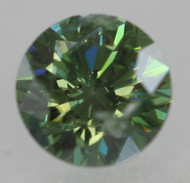 CERTIFIED 0.60 CARAT VIVID GREEN SI1 ROUND BRILLIANT NATURAL EARTH MINED DIAMOND 5.33MM *360 MAGNIFIED IMAGES & VIDEOS