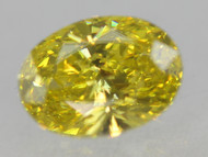 CERTIFIED 0.44 CARAT CANARY YELLOW VVS1 OVAL NATURAL EARTH MINED DIAMOND 5.71X4.16MM *360 PROFESSIONAL IMAGES & VIDEOS
