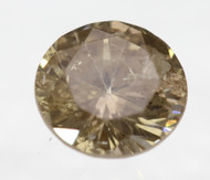 0.49 Carat Fancy Vivid Brown Round Brilliant Natural EARTH MINED Loose Diamond 4.8mm *REAL IS RARE, REAL IS A DIAMOND