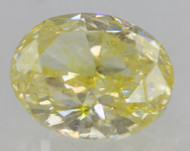 CERTIFIED 1.17 CARAT CANARY YELLOW COLOR SI1 OVAL NATURAL EARTH MINED LOOSE DIAMOND 7.31X5.75MM  *360 IMAGES & VIDEOS