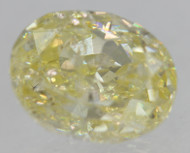 CERTIFIED 1.20 CARAT FANCY YELLOW SI2 OVAL NATURAL EARTH MINED LOOSE DIAMOND 6.91X5.47MM  *360 REAL IMAGES & VIDEOS