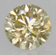 CERTIFIED 0.51 CARAT FANCY YELLOW VVS2 ROUND BRILLIANT NATURAL EARTH MINED LOOSE DIAMOND 4.94MM  *360 REAL PICS & VIDEOS