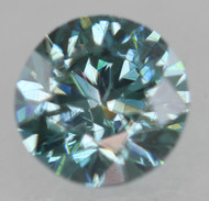 CERTIFIED 0.51 CARAT VIVID BLUE VVS2 ROUND BRILLIANT NATURAL EARTH MINED LOOSE DIAMOND 5MM *360 REAL IMAGES & VIDEOS
