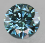 CERTIFIED 0.50 CARAT VIVID BLUE VVS2 ROUND BRILLIANT NATURAL EARTH MINED LOOSE DIAMOND 5.24MM *360 REAL IMAGES & VIDEOS