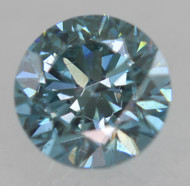 CERTIFIED 0.54 CARAT VIVID BLUE VVS2 ROUND BRILLIANT NATURAL EARTH MINED LOOSE DIAMOND 5.05MM  *360 REAL IMAGES & VIDEOS