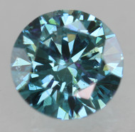 CERTIFIED 0.61 CARAT VIVID BLUE VVS2 ROUND BRILLIANT NATURAL EARTH MINED LOOSE DIAMOND 5.52MM *360 REAL IMAGES & VIDEOS