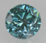 CERTIFIED 0.50 CARAT VIVID BLUE VVS1 ROUND BRILLIANT NATURAL EARTH MINED LOOSE DIAMOND 4.83MM *360 REAL IMAGES & VIDEOS