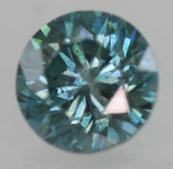 CERTIFIED 1.32 CARAT VIVID BLUE VS2 ROUND BRILLIANT NATURAL EARTH MINED LOOSE DIAMOND 6.8MM *360 REAL IMAGES & VIDEOS