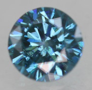 CERTIFIED 0.50 CARAT VIVID BLUE SI2 ROUND BRILLIANT NATURAL EARTH MINED LOOSE DIAMOND 4.96MM *360 REAL IMAGES & VIDEOS