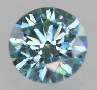 CERTIFIED 0.56 CARAT FANCY BLUE VS2 ROUND BRILLIANT NATURAL EARTH MINED LOOSE DIAMOND 5.3MM  *360 REAL IMAGES & VIDEOS