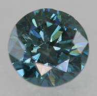 CERTIFIED 0.57 CARAT DEEP BLUE VVS2 ROUND BRILLIANT NATURAL EARTH MINED LOOSE DIAMOND 5.2MM *360 REAL IMAGES & VIDEOS