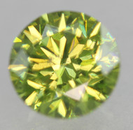 CERTIFIED 0.90 CARAT LEMON GREEN VS2 ROUND BRILLIANT NATURAL EARTH MINED LOOSE DIAMOND 6.17MM  *360 REAL IMAGES & VIDEOS