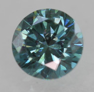 CERTIFIED 0.55 CARAT VIVID BLUE VVS2 ROUND BRILLIANT NATURAL EARTH MINED LOOSE DIAMOND 5.15MM *360 REAL IMAGES & VIDEOS