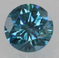 CERTIFIED 0.51 CARAT VIVID BLUE VS1 ROUND BRILLIANT NATURAL EARTH MINED LOOSE DIAMOND 5.03MM  *360 REAL IMAGES & VIDEOS