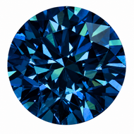 0.34 CARAT DEEP BLUE VVS2 ROUND BRILLIANT NATURAL EARTH MINED LOOSE DIAMOND 4.08MM *REAL IS RARE, REAL IS A DIAMOND