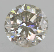 0.46 Carat Top Top Light Brown SI1 Round Brilliant Natural EARTH MINED Loose Diamond 4.77mm *360 MAGNIFIED PICS & VIDEO