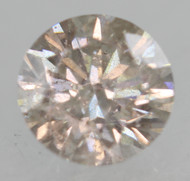 0.53 Carat Top Top Light Brown SI2 Round Brilliant Natural EARTH MINED Loose Diamond 5.17mm *360 MAGNIFIED PICS & VIDEO
