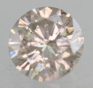 0.70 Carat Top Top Light Brown SI2 Round Brilliant Natural EARTH MINED Loose Diamond 5.67mm *360 MAGNIFIED PICS & VIDEO