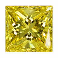 0.24 CARAT CANARY YELLOW VVS1 PRINCESS NATURAL EARTH MINED LOOSE DIAMOND 3.39X3.24MM *REAL IS RARE, REAL IS A DIAMOND