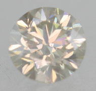 0.55 Carat K Color SI1 Round Brilliant Natural EARTH MINED Loose Diamond For Jewelry 5.13mm *360 MAGNIFIED PICS & VIDEO