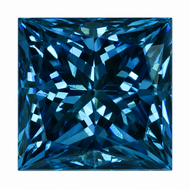 0.13 CARAT VIVID BLUE SI1 PRINCESS NATURAL EARTH MINED LOOSE DIAMOND 2.87X2.82MM *REAL IS RARE, REAL IS A DIAMOND