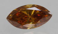 0.09 CARAT VIVID ORANGE VVS1 MARQUISE NATURAL EARTH MINED LOOSE DIAMOND 4.07X2.19MM *360 MAGNIFIED IMAGES & VIDEO