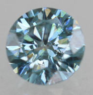 0.61 CARAT SKY BLUE SI1 ROUND BRILLIANT NATURAL EARTH MINED LOOSE DIAMOND 5.39MM *360 MAGNIFIED IMAGES & VIDEO