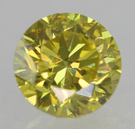 0.41 CARAT CANARY YELLOW VVS2 ROUND BRILLIANT NATURAL EARTH MINED LOOSE DIAMOND 4.57MM *360 MAGNIFIED IMAGES & VIDEO