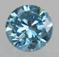 0.37 CARAT SKY BLUE VVS2 ROUND BRILLIANT NATURAL EARTH MINED LOOSE DIAMOND 4.4MM *360 MAGNIFIED IMAGES & VIDEO