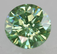 0.40 CARAT VIVID GREEN VS1 ROUND BRILLIANT NATURAL EARTH MINED LOOSE DIAMOND 4.83MM *360 MAGNIFIED IMAGES & VIDEO