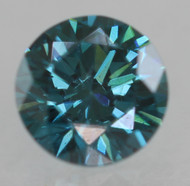 0.27 CARAT VIVID BLUE VVS1 ROUND BRILLIANT NATURAL EARTH MINED LOOSE DIAMOND 4.06MM *360 MAGNIFIED IMAGES & VIDEO
