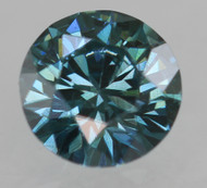 0.25 CARAT VIVID BLUE VVS2 ROUND BRILLIANT NATURAL EARTH MINED LOOSE DIAMOND 4.08MM *360 MAGNIFIED IMAGES & VIDEO