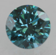 0.28 CARAT VIVID BLUE VVS2 ROUND BRILLIANT NATURAL EARTH MINED LOOSE DIAMOND 4.11MM *360 MAGNIFIED IMAGES & VIDEO