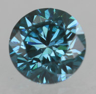 0.32 CARAT VIVID BLUE VVS2 ROUND BRILLIANT NATURAL EARTH MINED LOOSE DIAMOND 4.25MM *360 MAGNIFIED IMAGES & VIDEO