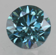 0.32 CARAT VIVID BLUE VVS2 ROUND BRILLIANT NATURAL EARTH MINED LOOSE DIAMOND 4.31MM *360 MAGNIFIED IMAGES & VIDEO