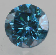 0.31 CARAT VIVID BLUE VS2 ROUND BRILLIANT NATURAL EARTH MINED LOOSE DIAMOND 4.16MM *360 MAGNIFIED IMAGES & VIDEO