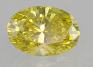 0.22 CARAT CANARY YELLOW VVS1 OVAL NATURAL EARTH MINED LOOSE DIAMOND 4.60X3.22MM *360 MAGNIFIED IMAGES & VIDEO