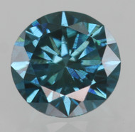 0.29 CARAT VIVID BLUE VS1 ROUND BRILLIANT NATURAL EARTH MINED LOOSE DIAMOND 4.25MM *360 MAGNIFIED REAL IMAGES & VIDEOS