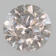 0.51 Carat Fancy Silver SI3 Round Brilliant Natural EARTH MINED Loose Diamond 4.9mm *360 MAGNIFIED REAL IMAGES & VIDEOS