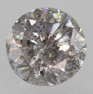 0.55 Carat Fancy Intense Silver SI3 Round Brilliant Natural EARTH MINED Loose Diamond 5.23mm *360 REAL IMAGES & VIDEOS
