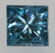 0.35 CARAT VIVID BLUE VS2 PRINCESS NATURAL EARTH MINED LOOSE DIAMOND 3.71X3.66MM *360 MAGNIFIED REAL IMAGES & VIDEOS