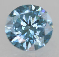 CERTIFIED 0.55 CARAT FANCY BLUE VS1 ROUND BRILLIANT NATURAL EARTH MINED LOOSE DIAMOND 5.26MM *360 REAL IMAGES & VIDEOS