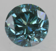 0.30 CARAT VIVID BLUE VS1 ROUND BRILLIANT NATURAL EARTH MINED LOOSE DIAMOND 4.05MM *360 MAGNIFIED REAL IMAGES & VIDEOS