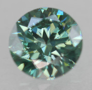 CERTIFIED 0.59 CARAT GREEN BLUE VVS1 ROUND BRILLIANT NATURAL EARTH MINED LOOSE DIAMOND 5.35MM *360 REAL IMAGES & VIDEOS