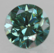 CERTIFIED 0.63 CARAT GREEN BLUE VVS1 ROUND BRILLIANT NATURAL EARTH MINED LOOSE DIAMOND 5.39MM *360 REAL IMAGES & VIDEOS