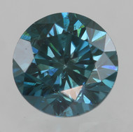 0.32 CARAT VIVID BLUE VS1 ROUND BRILLIANT NATURAL EARTH MINED LOOSE DIAMOND 4.2MM *360 MAGNIFIED REAL IMAGES & VIDEOS