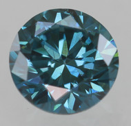 0.32 CARAT VIVID BLUE VS1 ROUND BRILLIANT NATURAL EARTH MINED LOOSE DIAMOND 4.22MM *360 MAGNIFIED REAL IMAGES & VIDEOS